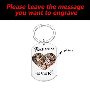 Custom 8-Photo Keychain - Gift for Mom