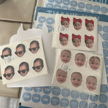 Load image into Gallery viewer, Personalized Face Stickers 25pcs
